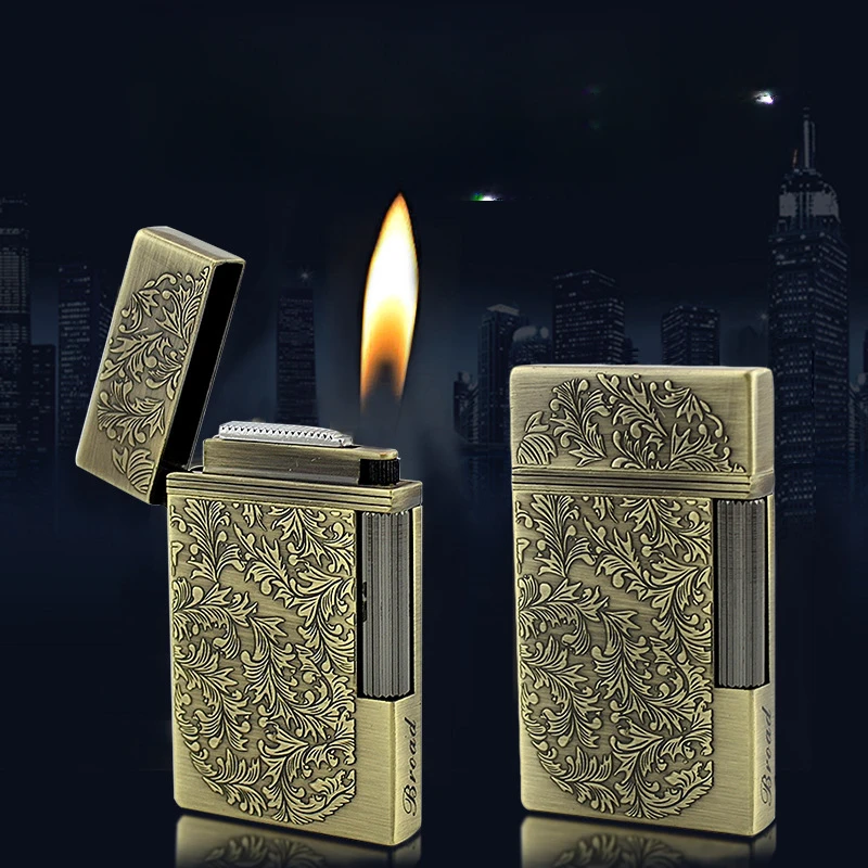 Fire Starting Kit - Briquet à gaz Vintage en métal