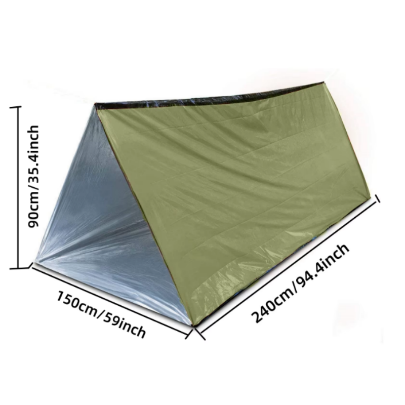 Tente tubulaire d'urgence en M - Emergency Mylar Tent avis et prix