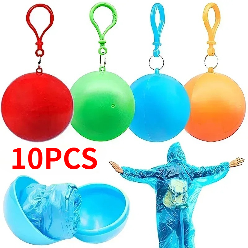 Lot de 10 mini ponchos de plui - Emergency Poncho Rain avis et prix