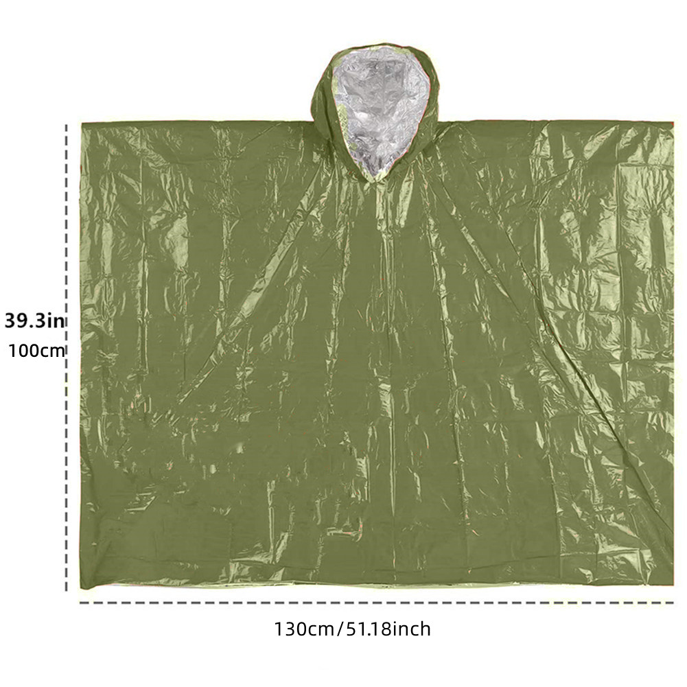 Poncho de pluie thermique de s - Survival Blanket Reflective avis et prix