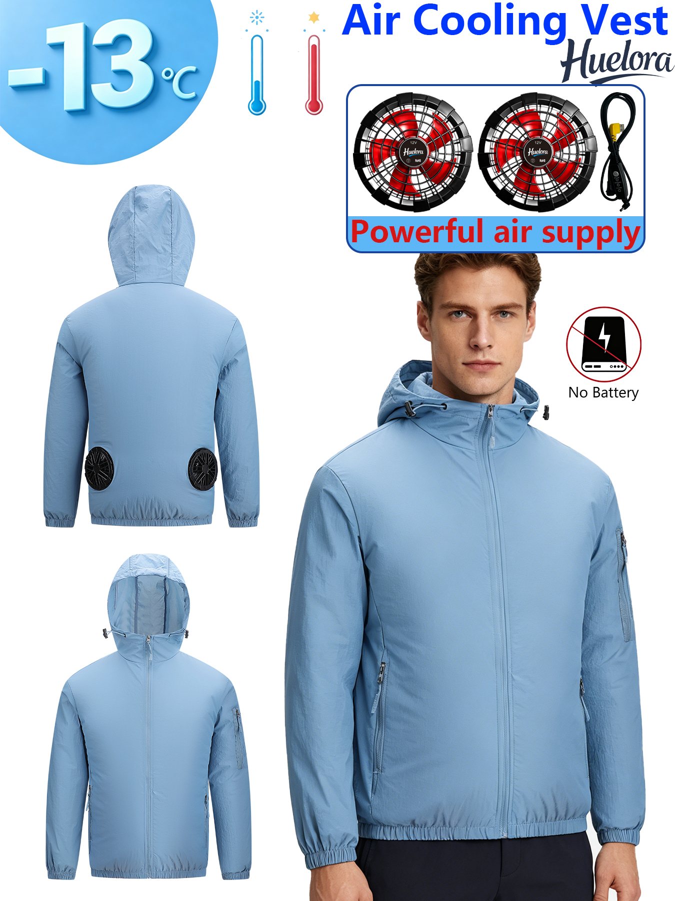 Veste à capuche pour homme ave - Fishing Kit Compact avis et prix