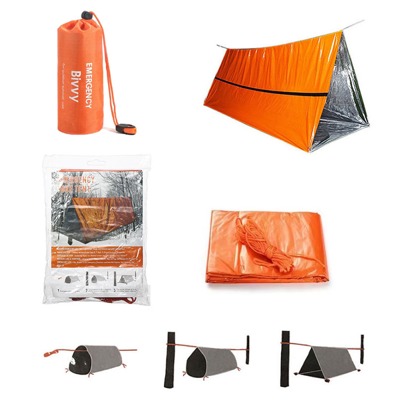 Kit de tente de survie pour 2  - Emergency Mylar Tent avis et prix