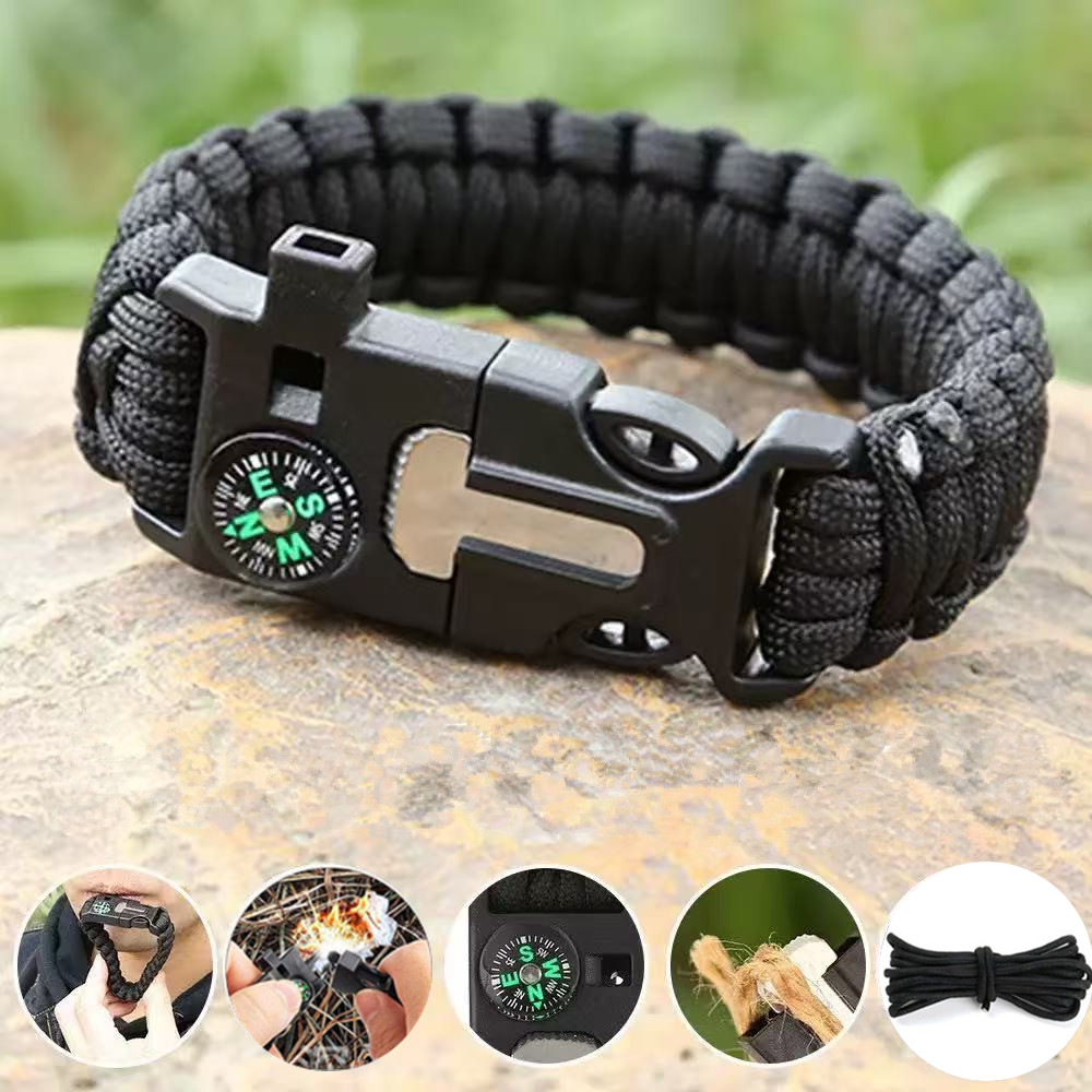 Bracelet boussole cinq en un a - Fire Starting Kit avis et prix