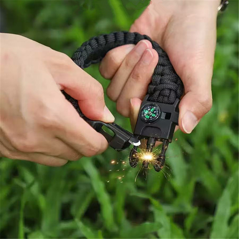 Bracelet boussole cinq en un a - Fire Starting Kit avis et prix