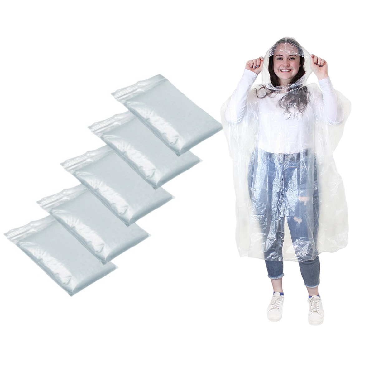 Poncho Imperméable Transparent - Emergency Poncho Rain avis et prix