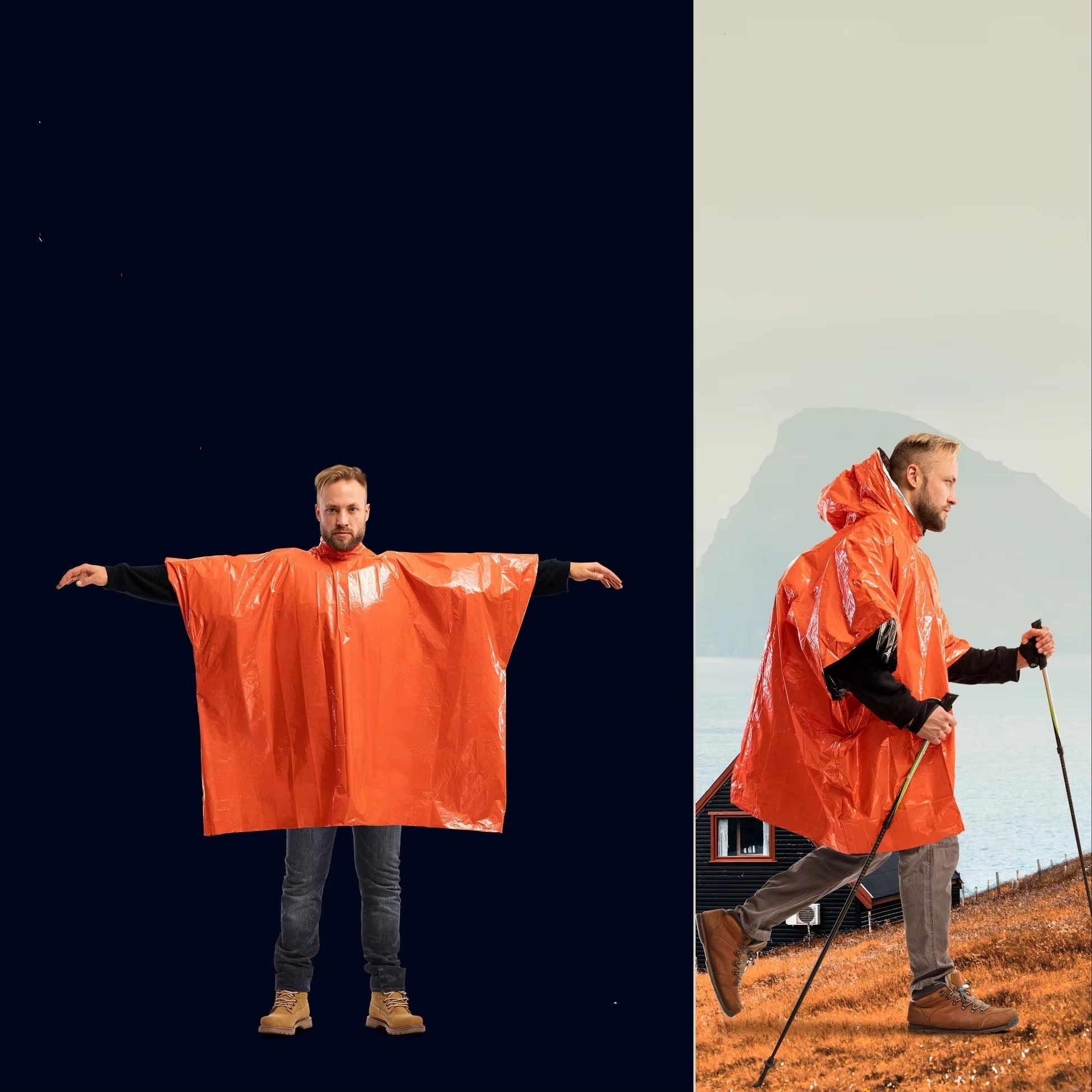LIFE poncho de survie d'urgenc - Survival Blanket Reflective avis et prix